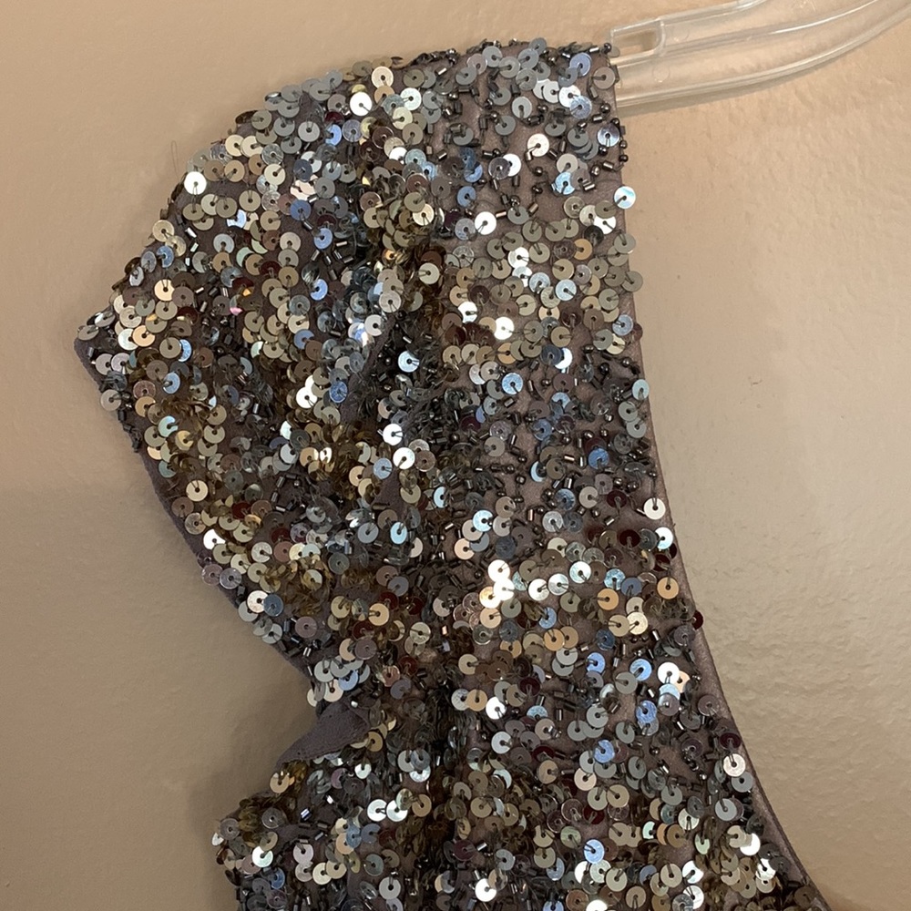 Scala Sequined Minidress. Size 10. - image 2